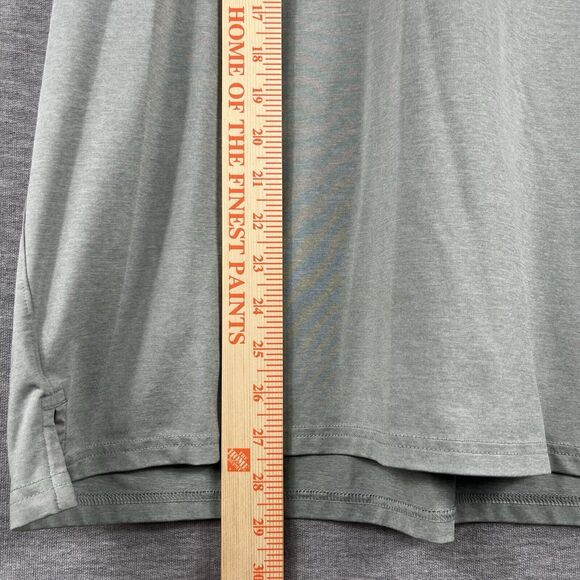 Oakley Shirt Mens Medium Gray Short Sleeve Golfing Polo Lightweight Regular Fit - Picture 7 of 8